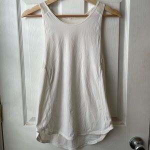 White Athletic Tank